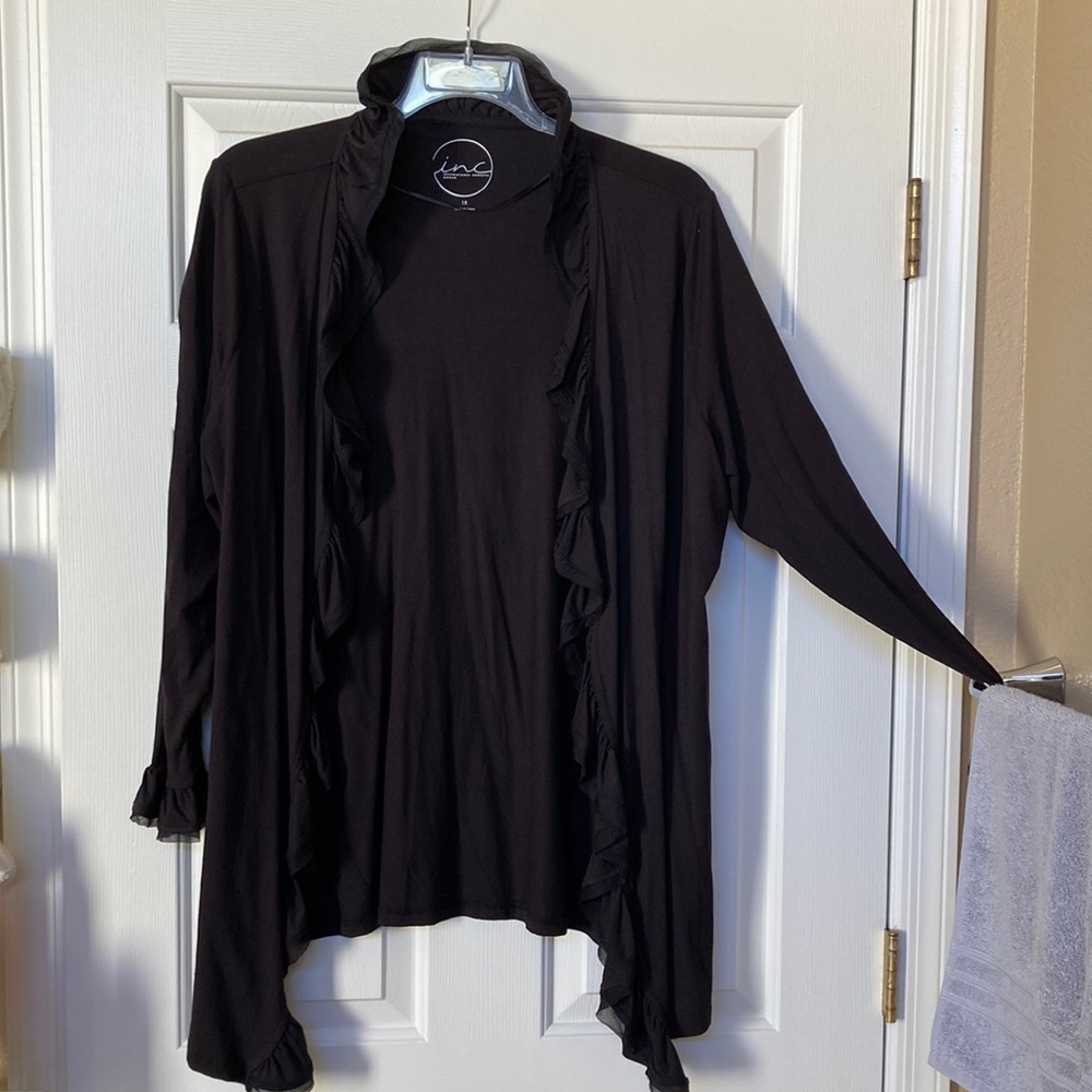 INC International Concepts - Black light weight cardigan - NWOT